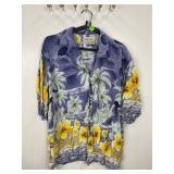 Hawaii Up Blue Floral Shirt