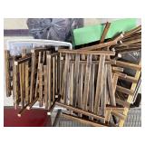 Modular MCM-Style Wood Plant Stand