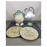 Home China Beverage Dispenser, Lamp & Plaques