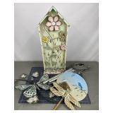 M. Parys Bird Plaque & Metal Garden Decor