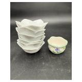 Pier 1 Lotus Bowls & Floral Cup, 7