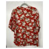 Halekulani Red Floral Shirt 2XL