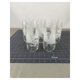 8 Luminarc Winter Sleigh Ride Tumblers