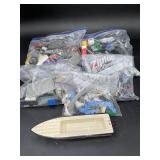 Bulk LEGO Ship & Vehicle Parts w/ Boat Hull
