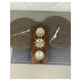 Springfield Weather Station, Clock & Thermometer