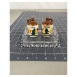 Candlewick Glass Dish & Salt/Pepper Shakers