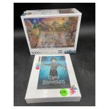 Sealed Beatles 3000 Pc & Scissorhands Puzzles
