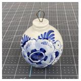 Hand-Painted Delft Holland Ceramic Ornament