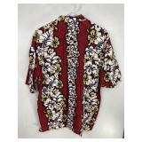 Fun-Wear Red Floral Hawaiian Shirt