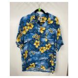 Kennington Yellow Hibiscus Shirt XL