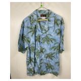 Aloha Fashions Blue Palm Shirt