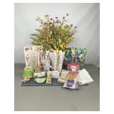 Wilton Easter Decor, Wicker Basket & Linens