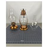 Coppercraft Guild Oil Lamp & Coffee Carafe