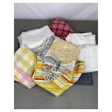 Decorative Linens & Curtain Hardware Lot