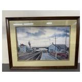 Steven Cryan 1984 Old Saybrook Railroad Art