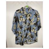 Campia Moda Blue Floral Shirt XXL