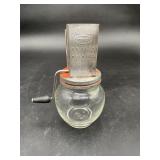 Androck Uniform Nutmeat Chopper w/ Glass Jar