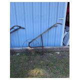 Vintage Single-Wheel Hand Plow
