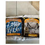 Giant Spider & 13 Hanging Ghost Decorations