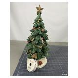 Decorated Christmas Tree & Holiday Ribbon