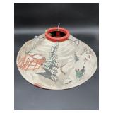 Poloron Coloramic #398 Tin Litho Tree Stand