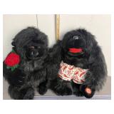 Valentine Gorilla Plush Pair