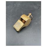 Military Marked Brass Whistle, Made in USA