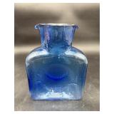 Blenko 384 Cobalt Blue Water Bottle