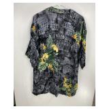 Caribbean Joe Rayon Floral Shirt XXL