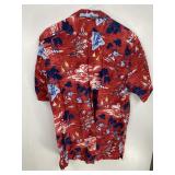 Red Sailboat Hawaiian Shirt XXL