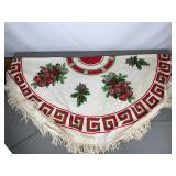 Vintage Ornament Christmas Tree Skirt