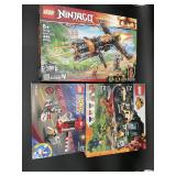 3 LEGO Sets - Ninjago, Jurassic World & Sonic