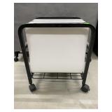 Rolling Hanging File Cart with Folders