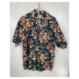 Cooke Street Blue Floral Shirt XL