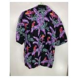 Paradise Found Purple Floral Shirt XL