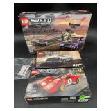 3 LEGO Speed Champions Sets - Ferrari & More