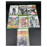 7 Xbox 360 Game Cases - No Game Discs