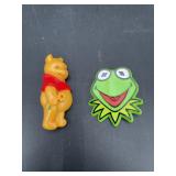 Vintage Kermit, Winnie the Pooh & Character Pins
