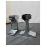 Chrome-Plated Railroad Rail Bookends