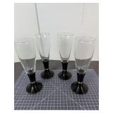 4 David Douglas Lighted Drinking Glasses
