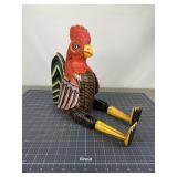 Articulated Folk Art Wood Rooster