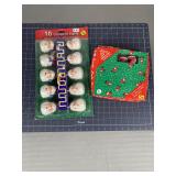 2 Santa Christmas Light Sets, 20 Lights