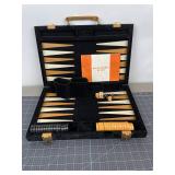 Vintage Backgammon Attache Set w/ Case