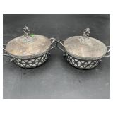 Meriden Silver Plate Syracuse China Dishes