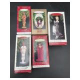 Hallmark Barbie & Scarlett Ornaments - 5