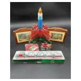 Currier & Ives & Christmas Decor Lot
