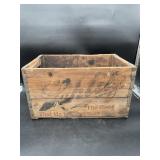 Schlitz Wooden Beer Crate w/ Metal Straps