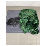 Green Velvet Hooded Cape & Masquerade Set