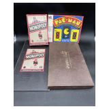 1954 Monopoly & Milton Bradley Pac-Man Games