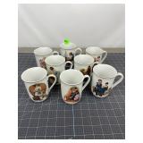 Norman Rockwell Museum Porcelain Mugs, 8